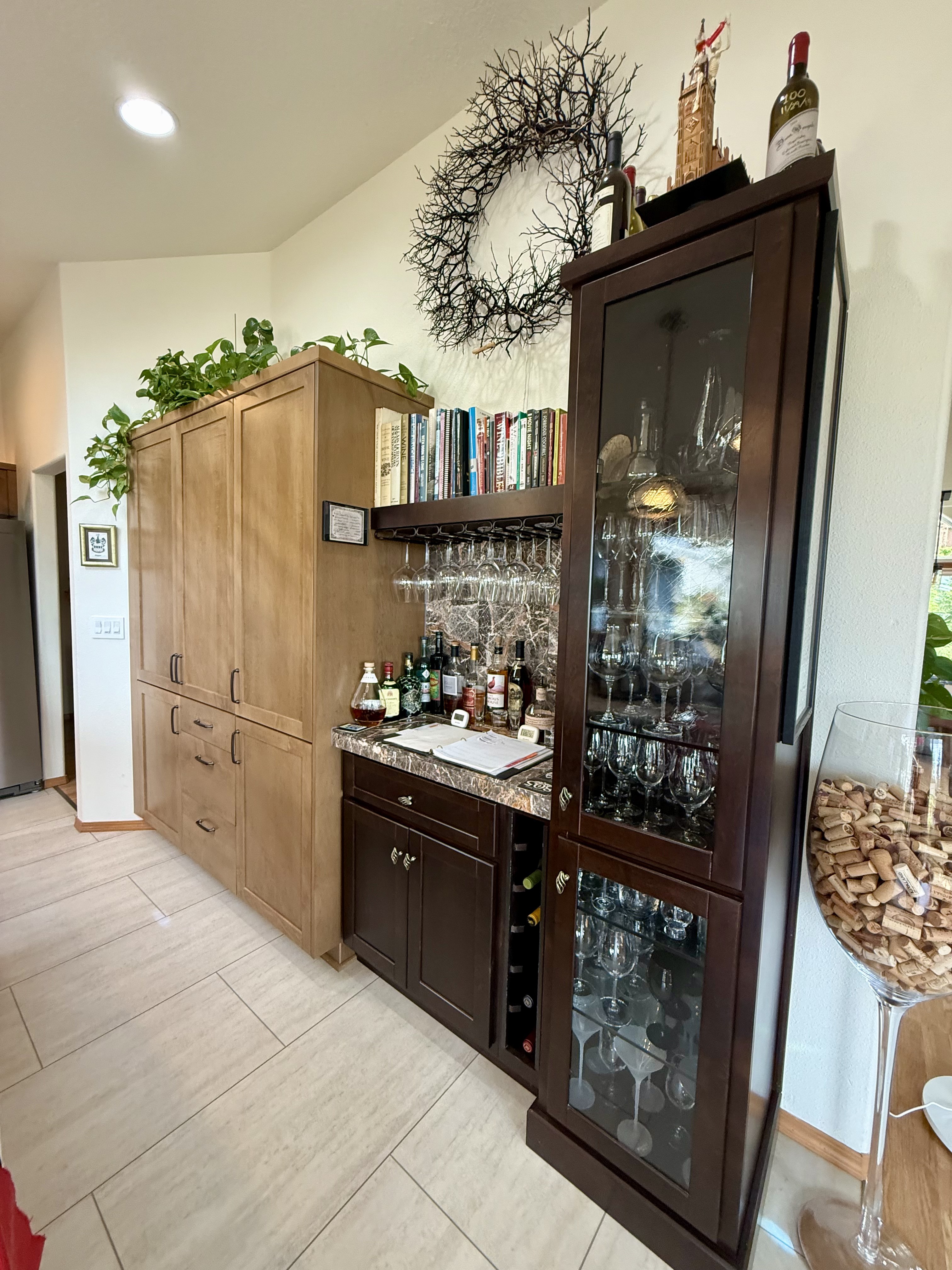 Quartersawn white oak kitchen cabinetry by Cabworx