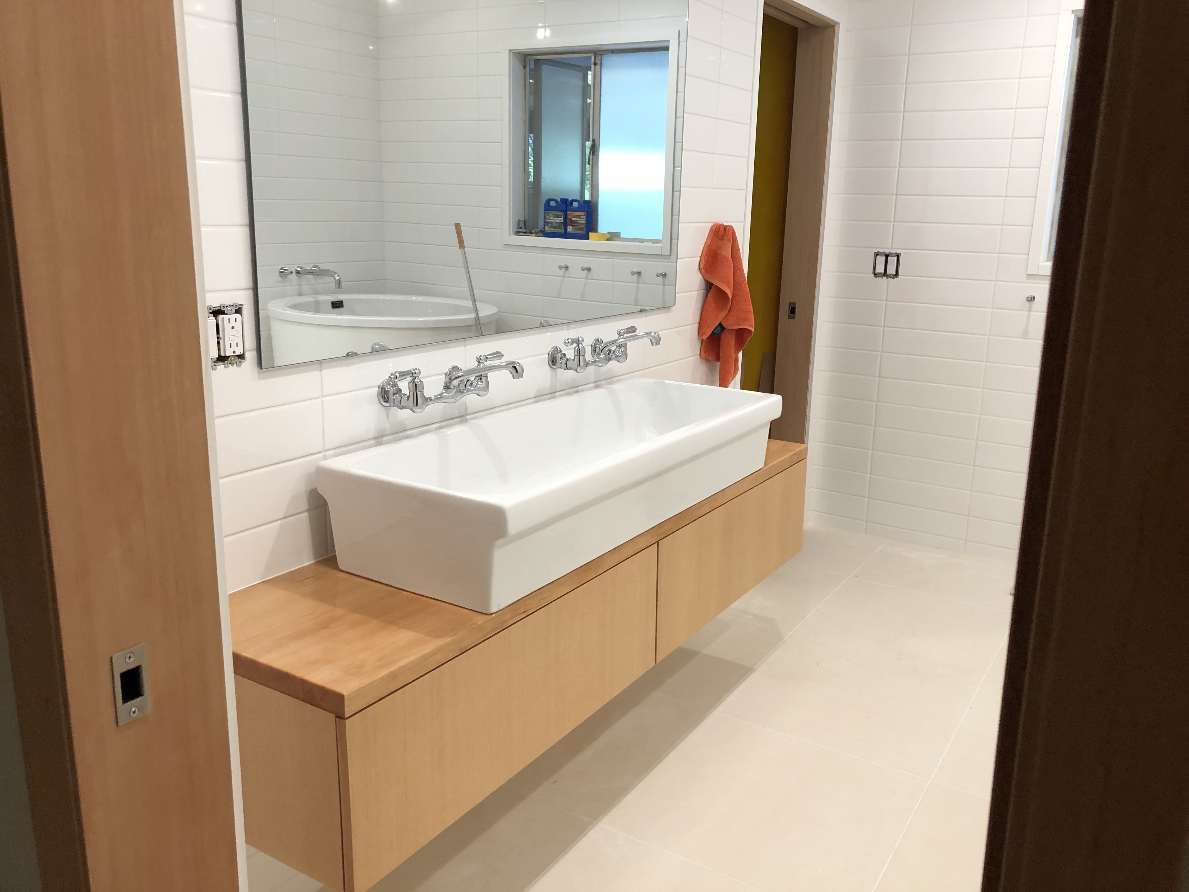 Raleigh Hills Custom Vanity — custom cabinetry by Cabworx